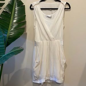 ALC Cream White Silk Dress